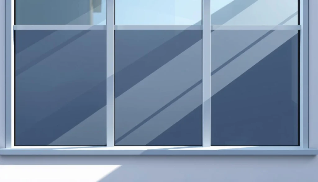 Window film opacity levels, showcasing a range of tint shades from light to dark, illuminated by natural daylight filtering through the glass pane. A clean, minimalist composition highlighting the nuances of each tint option, captured with a sharp, high-resolution camera lens. The scene exudes a sense of clarity and precision, allowing the viewer to fully appreciate the technical details and visual impact of the different window film opacity levels.