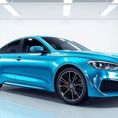 Tiffany Blue Car Wrap