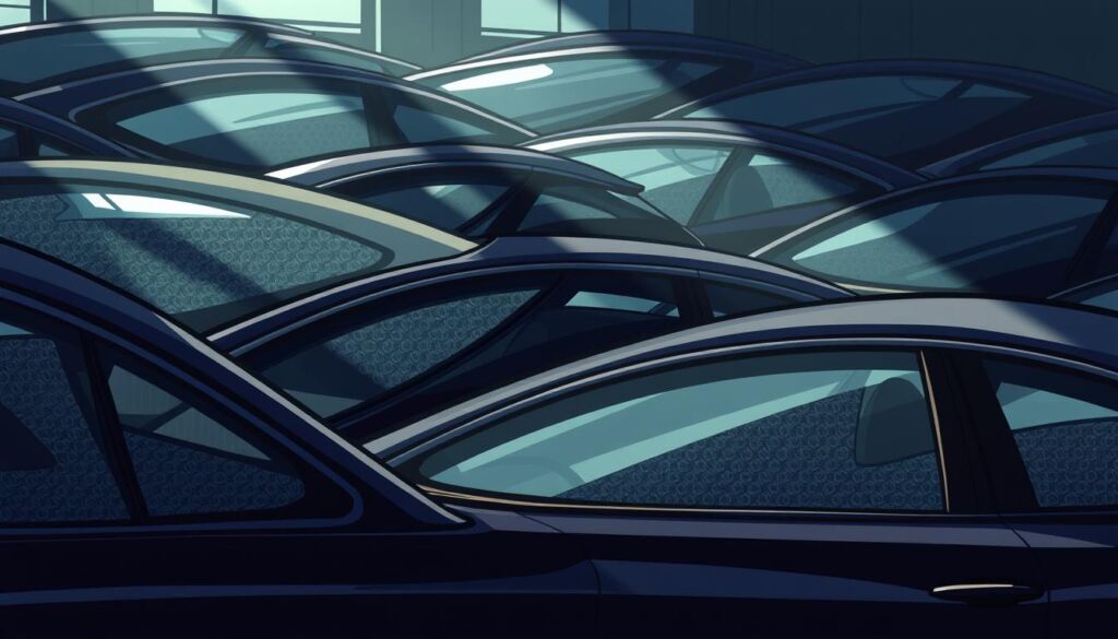 complex car window shapes