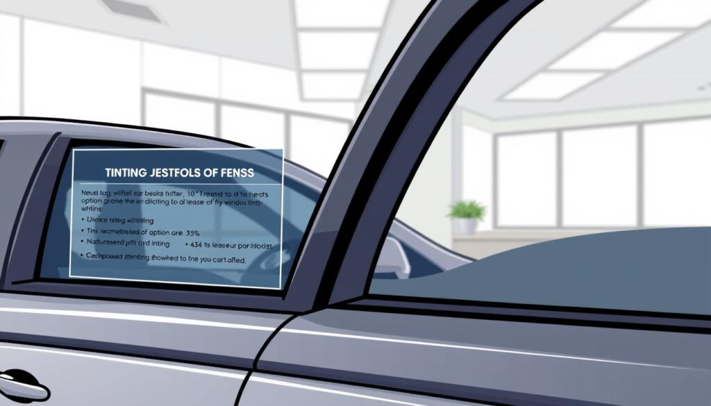 leased car window tinting policies