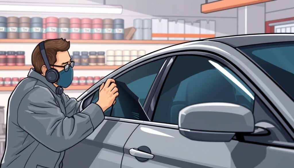 professional car window tinting