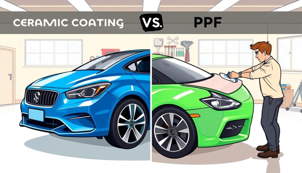 ceramic coating vs PPF maintenance ceramic coating vs PPF maintenance