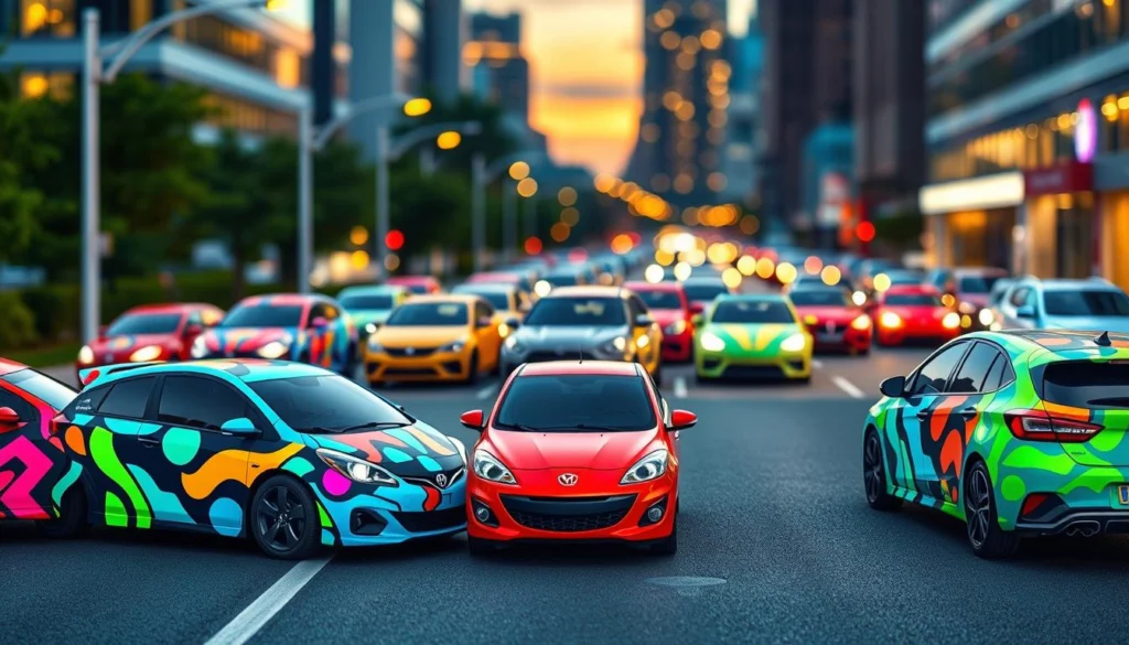 eye-catching car wrap patterns