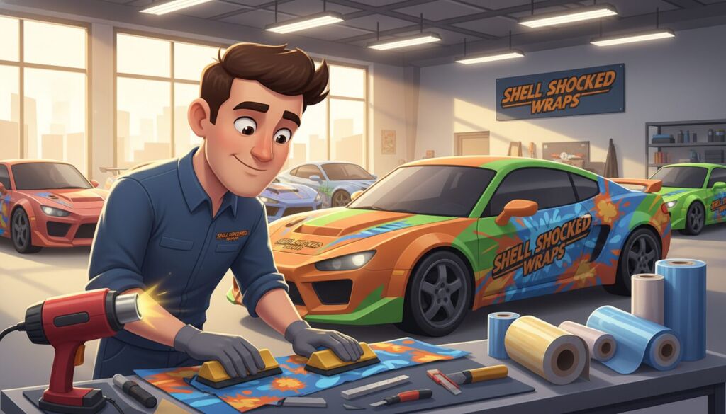 Shell Shocked Wraps installation process