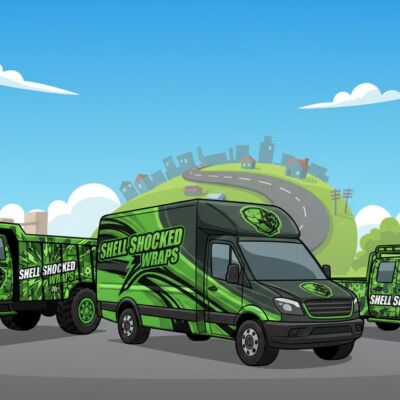 custom graphics for work vehicles