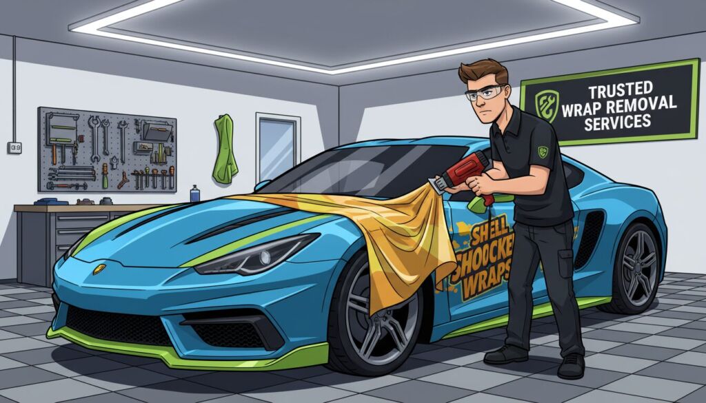 professional vehicle branding removal