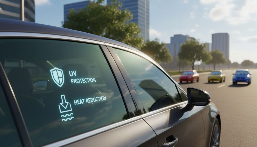 tinted windows benefits for sedans